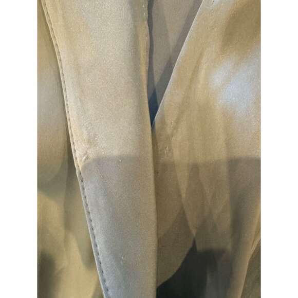 Cider Dress Women Small Mint Green Satin Dirty Martini Long Sleeve Mini Party - Picture 10 of 12